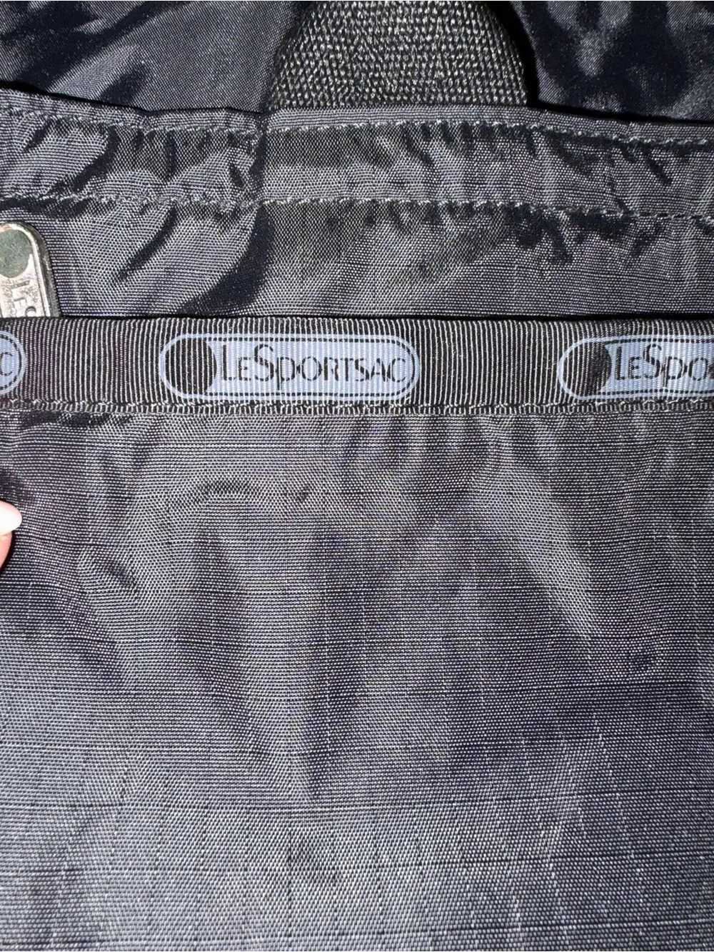 Lesportsac Black Nylon Everyday Tote with Long Shoulder Straps